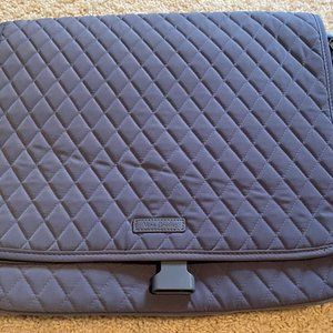 Vera Bradley Messenger / Computer Bag in Carbon Grey